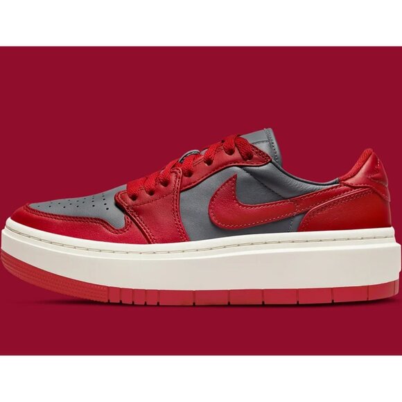 Nike Air Jordan 1 Elevate Low Platform Dark Grey REDSAIL DH7004-006 Women SZ 12 - Picture 3 of 10